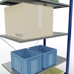 Produktbild für Anbauregal Schulte 12665-B, 5 Metallböden