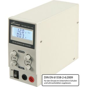 Produktbild für Labornetzteil McPower 1800003 LBN 305, mit LC-Display