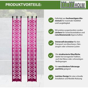 Produktbild für Auffahrrampe Trutzholm 21423901, pink, 2 Stück