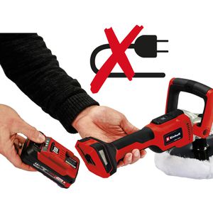Produktbild für Rotationsschleifer Einhell CE-CP 18/180 Li E-Solo