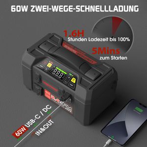 Produktbild für Starthilfegerät Lokithor AW401, 5 in 1, 12 V
