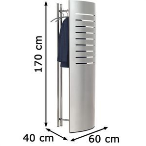 Produktbild für Wandgarderobe Kerkmann tec-art, 6070, Stahl