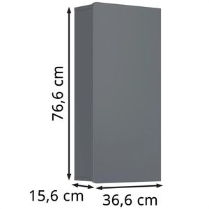 Produktbild für Bad-Hängeschrank Vicco Izan