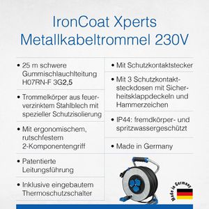 Produktbild für Kabeltrommel as-Schwabe 22725 Iron Coat Xperts 25m