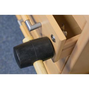Produktbild für Gummihammer BrüderMannesmann 709-65, Kopf-Ø 65mm