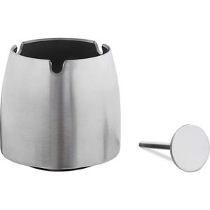 Produktbild für Aschenbecher Relaxdays silber, für Indoor &amp; Outdoor