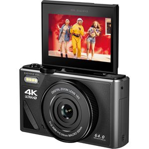 Produktbild für Kompaktkamera Easypix V64 Flip schwarz, mit 3 Zoll Display