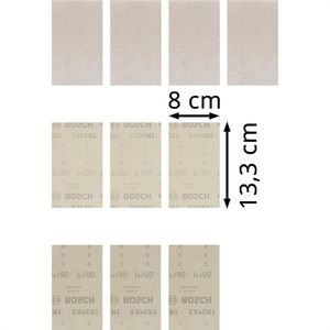 Produktbild für Schleifpapier Bosch Expert M480 Körnung 80-180 Set
