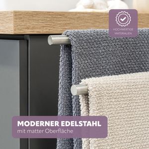 Produktbild für Handtuchhalter Bremermann PIAZZA 9459000, silber