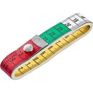 Schneidermaßband Prym 282120, Color, mit Druckknopf