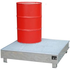 Auffangwanne BAUER WM-4/200, aus verzinktem Stahl