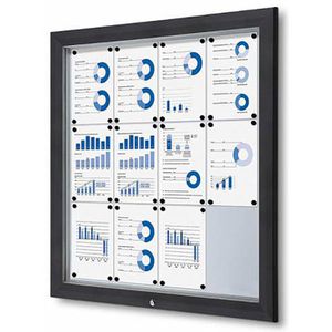 Produktbild für Schaukasten Showdown-Displays anthrazit, B1, außen