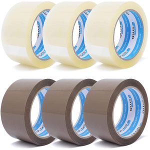 Packband gws Premium, PP, braun & transparent