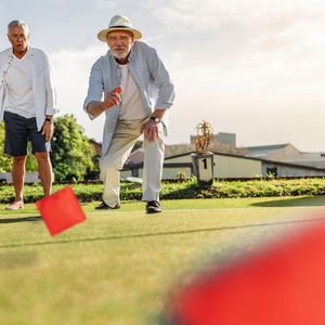 Produktbild für Wurfspiel Relaxdays 2-in-1 Cornhole &amp; Tic Tac Toe