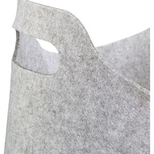 Produktbild für Kaminholztasche Relaxdays 10021972, grau