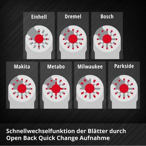 Produktbild für Multifunktionswerkzeug-Zubehör Einhell 708033