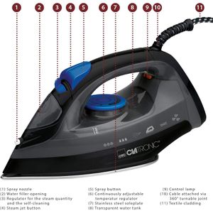 Produktbild für Bügeleisen Clatronic DB 3703