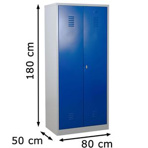 Produktbild für Mehrzweckschrank G-Office CLC/FD.1880, abschließbar, blau