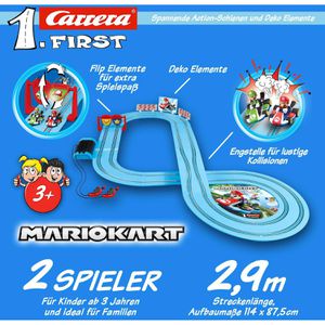 Produktbild für Autorennbahn Carrera FIRST Mario Kart vs. Luigi