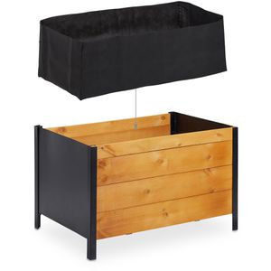 Produktbild für Hochbeet Relaxdays 10036904, aus Holz und Eisen
