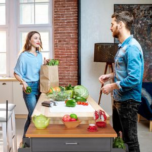 Produktbild für Küchenwagen Relaxdays 10034314, grau