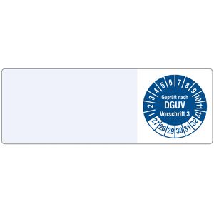 Prüfplaketten Böttcher-AG Geprüft nach DGUV Vo3