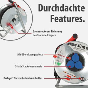 Produktbild für Kabeltrommel Brennenstuhl Garant S, für außen IP44