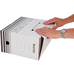 Produktbild für Archivbox Leitz 6129-00-01, Solid, A4
