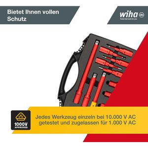 Produktbild für Steckschlüssel Wiha 43024, 7208NK2001, 20-teilig