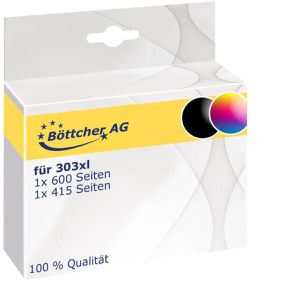 Produktbild für Tinte Böttcher-AG Premium für HP 303XL Multipack