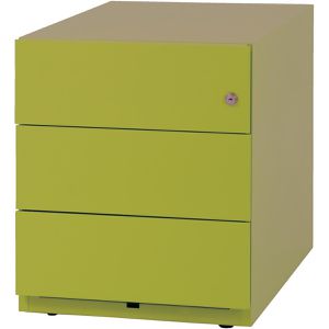 Produktbild für Rollcontainer Bisley Note, aus Metall, grün