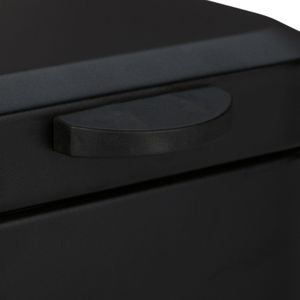 Produktbild für Mülleimer Relaxdays 10038564, schwarz