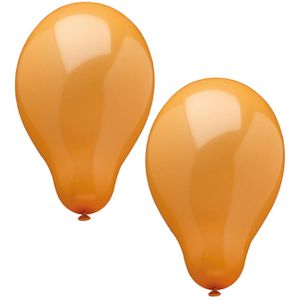 Papstar Luftballons 18990, orange, rund, Ø 25 cm, 10 Stück