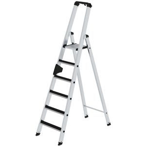 Produktbild für Stehleiter MUNK 41506, nivello-Leiterfüße, mit Plattform