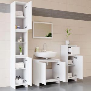 Produktbild für Waschbeckenunterschrank Vicco Emma, stehend