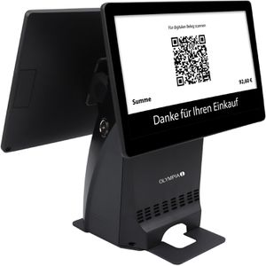 Produktbild für Registrierkasse Olympia Touch T215DK, schwarz