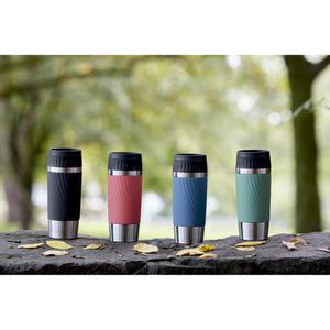 Produktbild für Thermobecher Emsa Travel Mug Easy Twist, aquablau