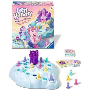 Produktbild für Brettspiel Ravensburger 22580, Lotti Karotti - Einhorn Edition