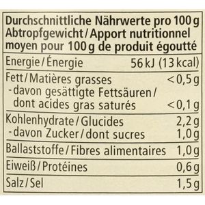Produktbild für Gemüsekonserve Alnatura Gewürzgurken, in Branntweinessig, BIO