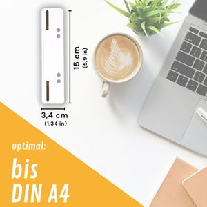 Produktbild für Heftstreifen perfect-line 34 x 150mm, weiß