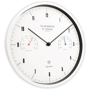 Produktbild für Wanduhr Falkenberg&amp;Söhne Kunststoff, analog, Funkuhr