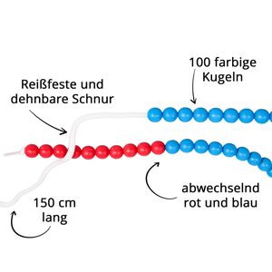Produktbild für Lernspielzeug Wissner 080260.000 100er Rechenkette
