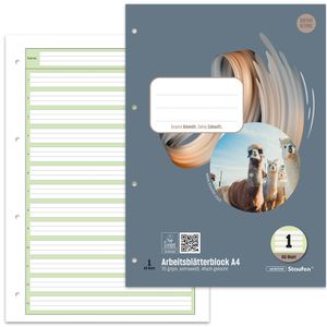 Produktbild für Arbeitsblock Staufen Style, 040450001, A4, liniert