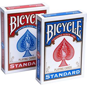 Produktbild für Kartenspiel Bicycle Standard 2-Pack Rot &amp; Blau