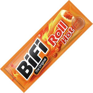 Produktbild für Fleischsnack BiFi Roll Hot, herzhafte Salami