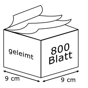 Produktbild für Zettelklotz Westcott E-730907 00, geleimt