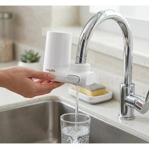 Produktbild für Wasserhahn-Filter Philips On Tap, weiß, 2 Liter / Minute