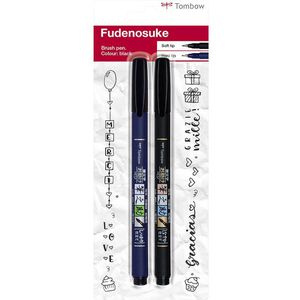 Brush-Pen Tombow WS-BHS-2P Fudenosuke weich & hart