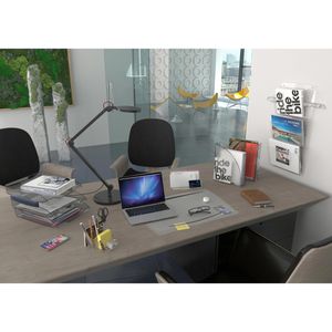 Produktbild für Schreibunterlage cep Ice Black, transparent