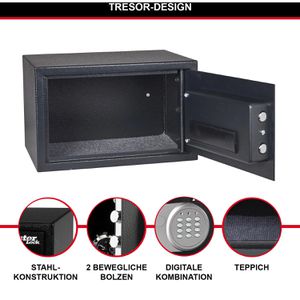 Produktbild für Tresor Master-Lock X055ML, schwarz